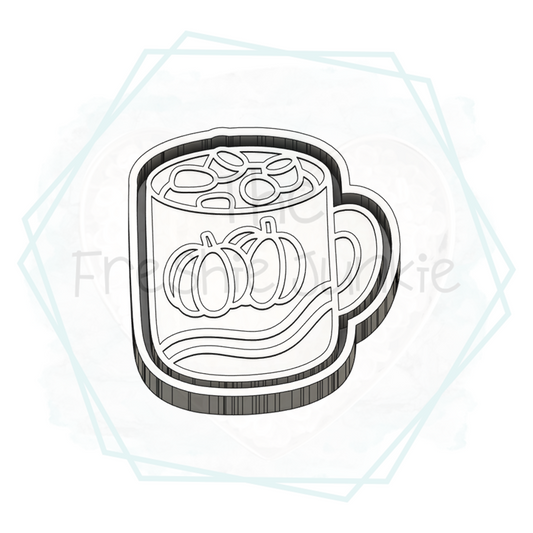 Pumpkin Hot Cocoa Freshie Mold
