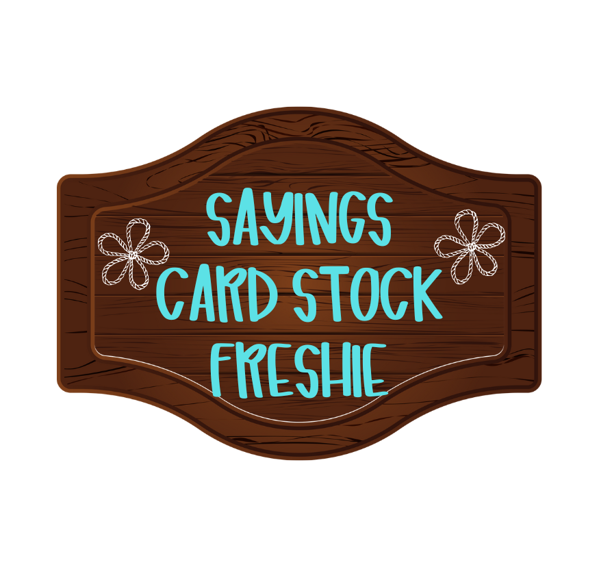 FUNNY SAYINGS SARCASM PHRASES CAR FRESHIE CARD STOCK  (CHOOSE IMAGE)