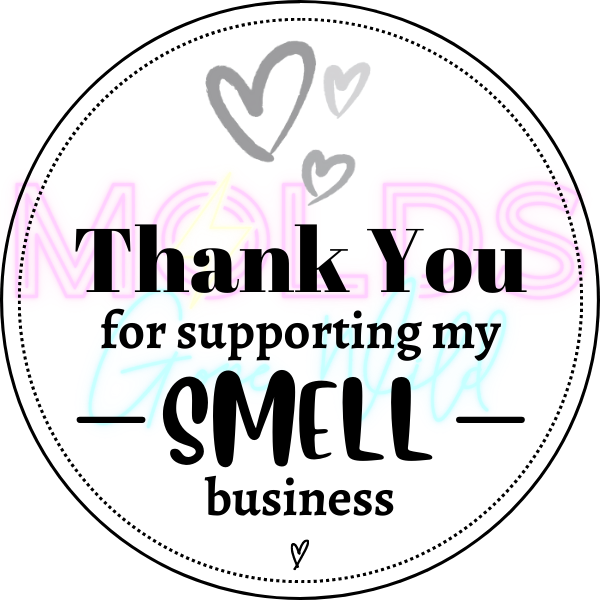 Round Thank You Stickers - Customization Option