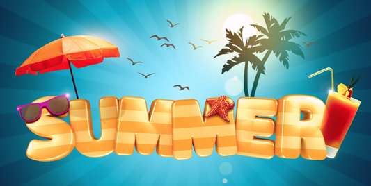 Summer Scented Theme Box-5 scents (Includes Bubblegum Beads & Rocks)