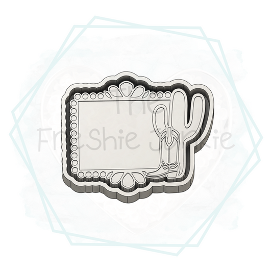 Western Frame Freshie Mold