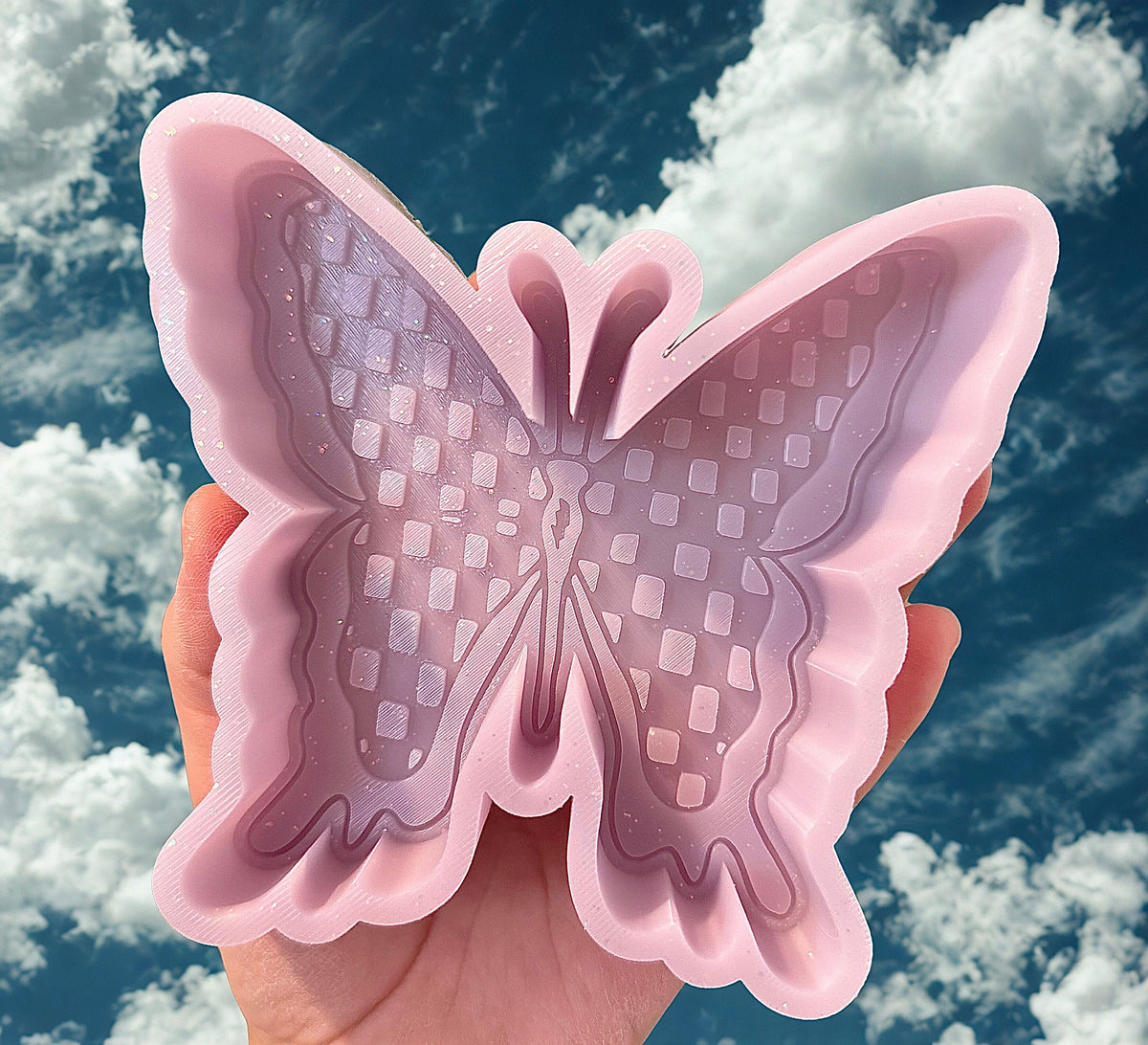 checkered butterfly