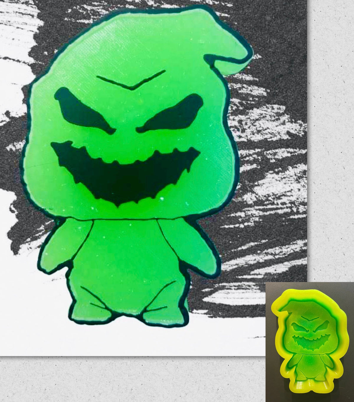 Scary Green Oogy Halloween Mold