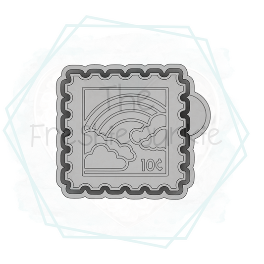 Rainbow Stamp Freshie Mold