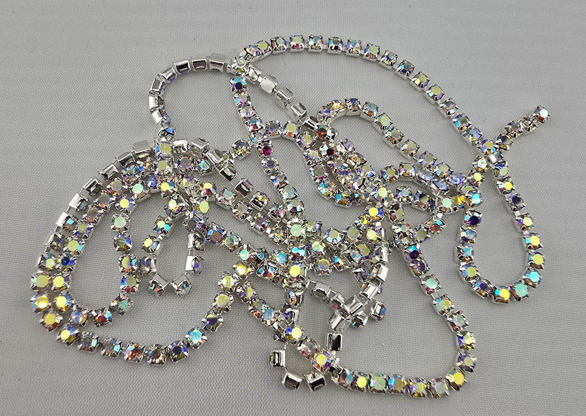 Crystal AB Rhinestone Chain
