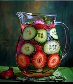 Strawberry Cucumber & Basil (SCENTED BEADS)